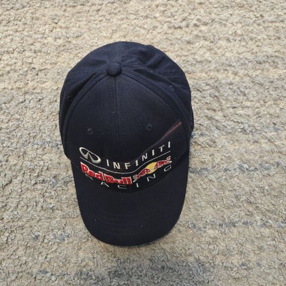 Red Bull Racing Formula One Team Cap Men's One Size Blue Infiniti Baseball Hat - Picture 2 of 5